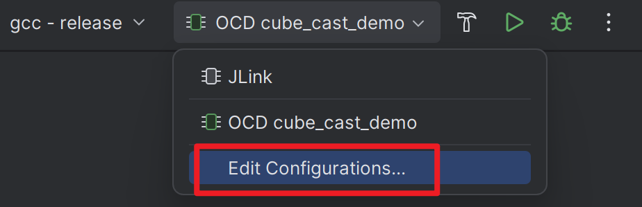 Illustration: Editing Run Configurations