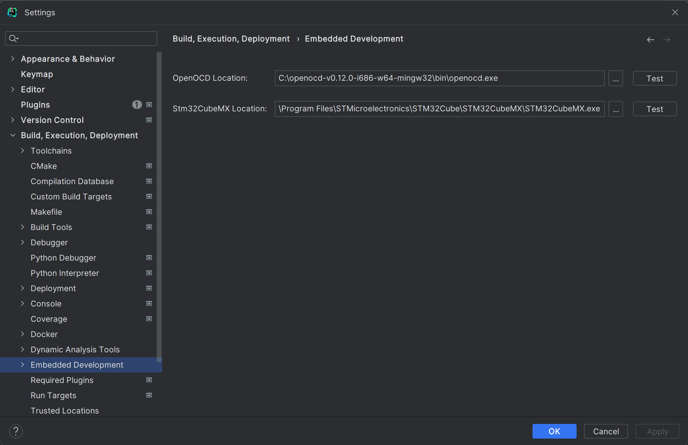 Illustration: Setting up OpenOCD and STM32CubeMX